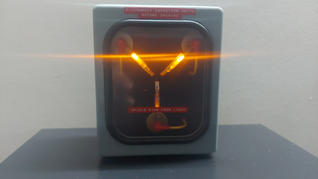 Light-Up Feature of the Flux Capacitor Mini