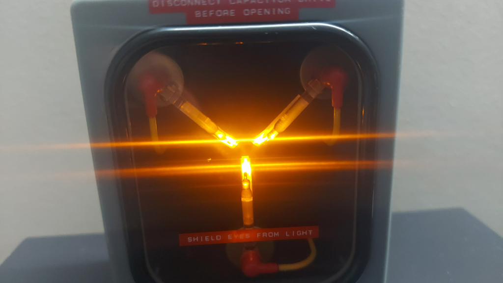 Light-Up Feature of the Flux Capacitor Mini